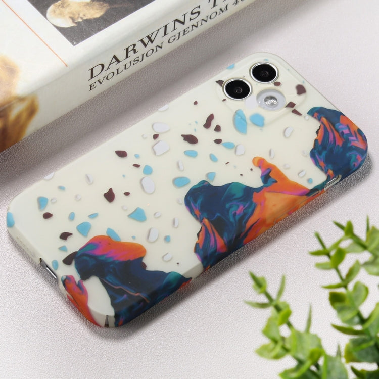 For iPhone 12 Shockproof Painted PC Protective Case