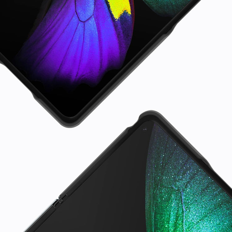 For Samsung Galaxy Z Fold2 5G Exclusive Series Carbon Fiber Texture Horizontal Flip PU Leather Case