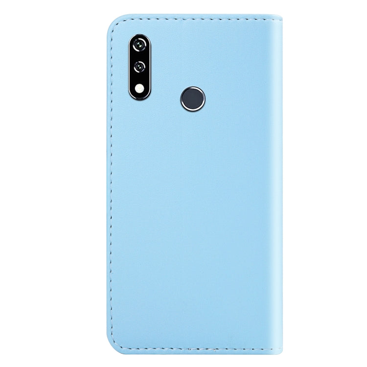 For LG W10 Tricolor Stitching Horizontal Flip TPU + PU Leather Case with Holder & Card Slots & Wallet