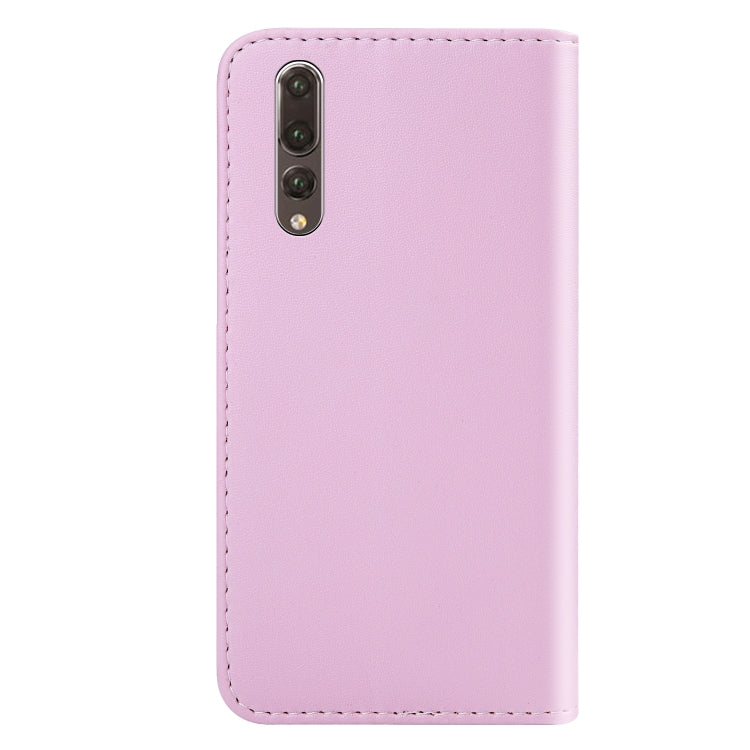 For Huawei P20 Pro Tricolor Stitching Horizontal Flip TPU + PU Leather Case with Holder & Card Slots & Wallet