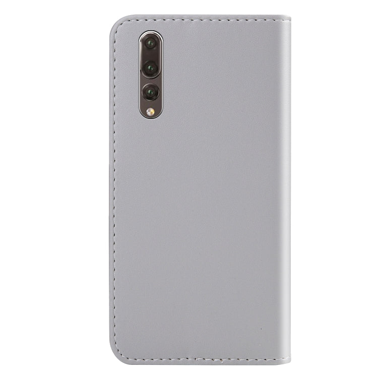 For Huawei P20 Pro Tricolor Stitching Horizontal Flip TPU + PU Leather Case with Holder & Card Slots & Wallet
