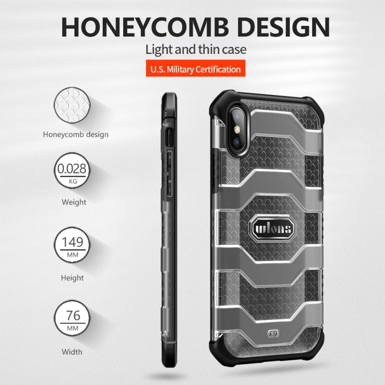 For iPhone X / XS wlons Explorer Series PC + TPU Protective Case