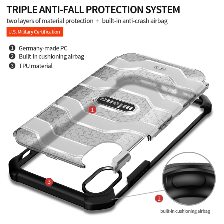 For iPhone XS Max wlons Explorer Series PC + TPU Protective Case