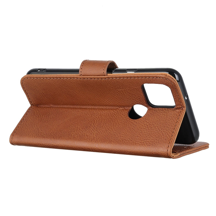 For Google Pixel 5A 5G KHAZNEH Cowhide Texture Horizontal Flip Leather Case with Holder & Card Slots & Wallet