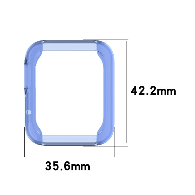 For Xiaomi Mi Watch Lite / Redmi Watch Half Coverage TPU Protective Case