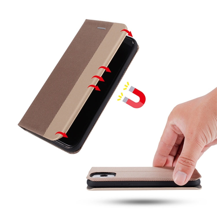 For iPhone 11 Ultrathin Shell Magnetic Horizontal Flip Leather Case with Holder & Card Slots