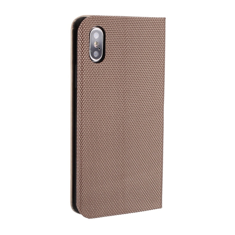 For iPhone X / XS Ultrathin Shell Magnetic Horizontal Flip Leather Case with Holder & Card Slots