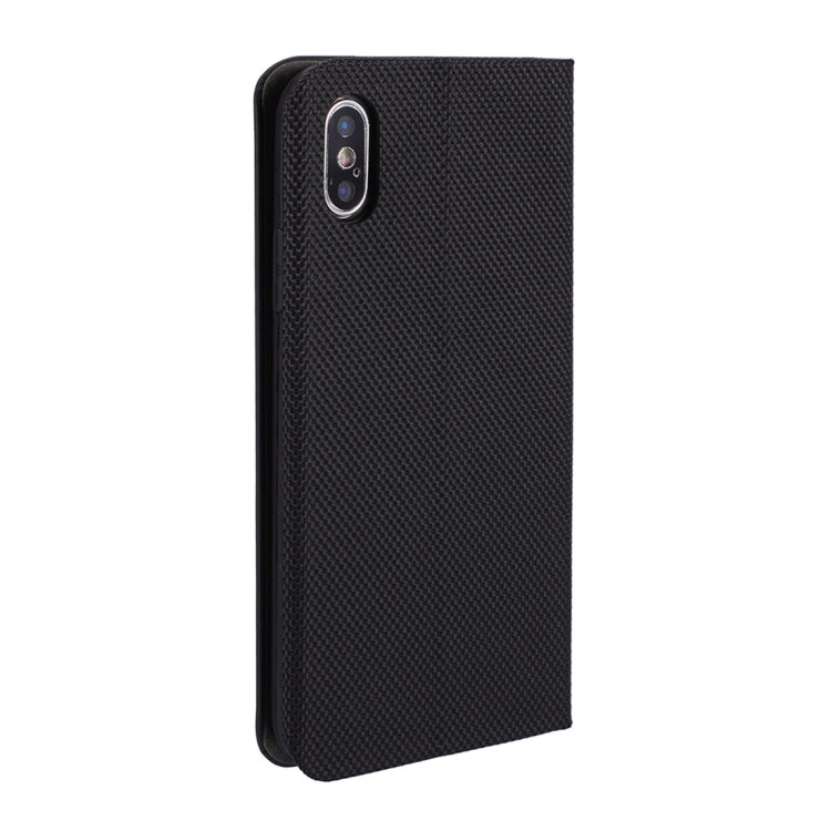 For iPhone X / XS Ultrathin Shell Magnetic Horizontal Flip Leather Case with Holder & Card Slots