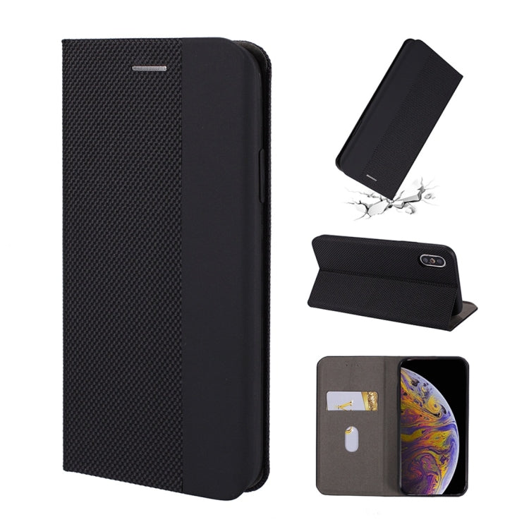 For iPhone XR Ultrathin Shell Magnetic Horizontal Flip Leather Case with Holder & Card Slots