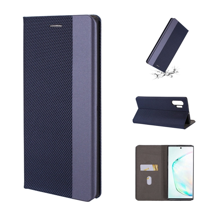 For Galaxy Note 10 Ultrathin Shell Magnetic Horizontal Flip Leather Case with Holder & Card Slots