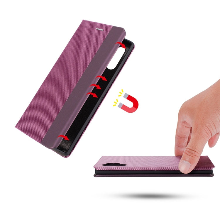 For Galaxy Note 10 Ultrathin Shell Magnetic Horizontal Flip Leather Case with Holder & Card Slots