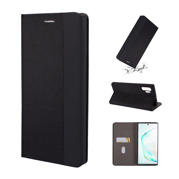 For Galaxy Note 10 Ultrathin Shell Magnetic Horizontal Flip Leather Case with Holder & Card Slots