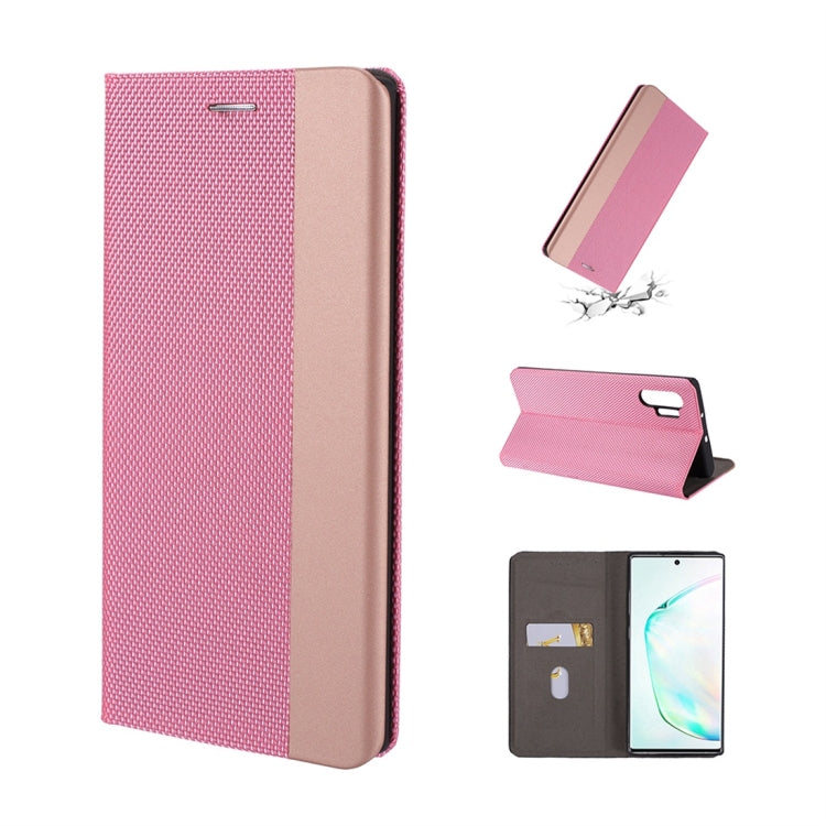 For Galaxy Note 10 Ultrathin Shell Magnetic Horizontal Flip Leather Case with Holder & Card Slots