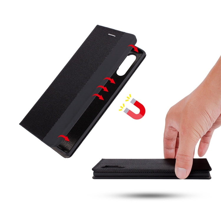 For Galaxy Note 10+ Ultrathin Shell Magnetic Horizontal Flip Leather Case with Holder & Card Slots