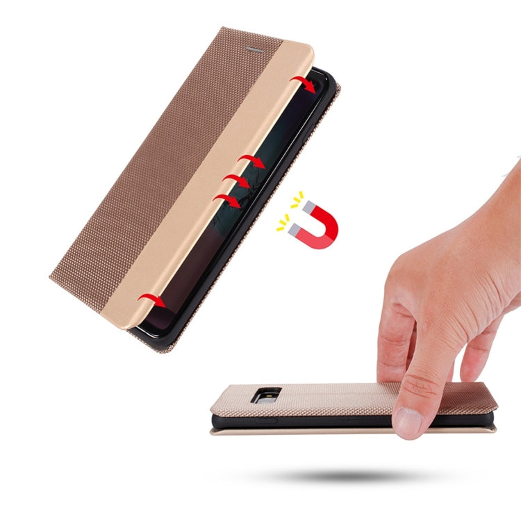For Galaxy S10+ Ultrathin Shell Magnetic Horizontal Flip Leather Case with Holder & Card Slots