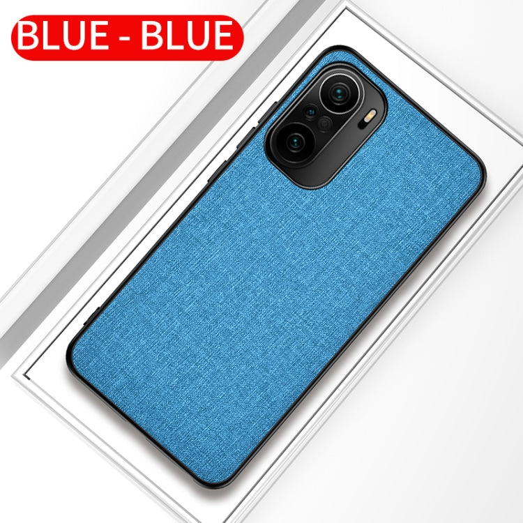 For Xiaomi Redmi K40 / K40 Pro / K40 Pro+ Shockproof Cloth Texture PC + TPU Protective Case