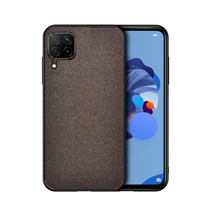 For Samsung Galaxy A42 5G Shockproof Cloth Texture PC+ TPU Protective Case