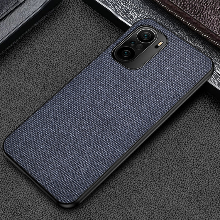 For Xiaomi Redmi K40 / K40 Pro / K40 Pro+ Shockproof Cloth Texture PC+ TPU Protective Case