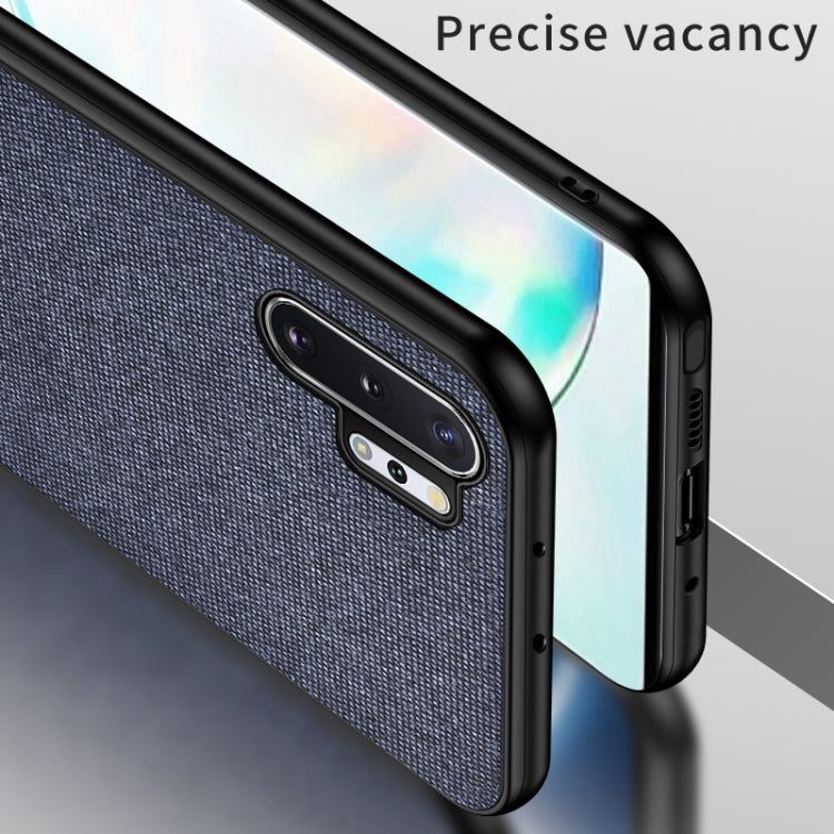 For Samsung Galaxy A32 5G Shockproof Splicing PU + Cloth Texture PC + TPU Protective Case