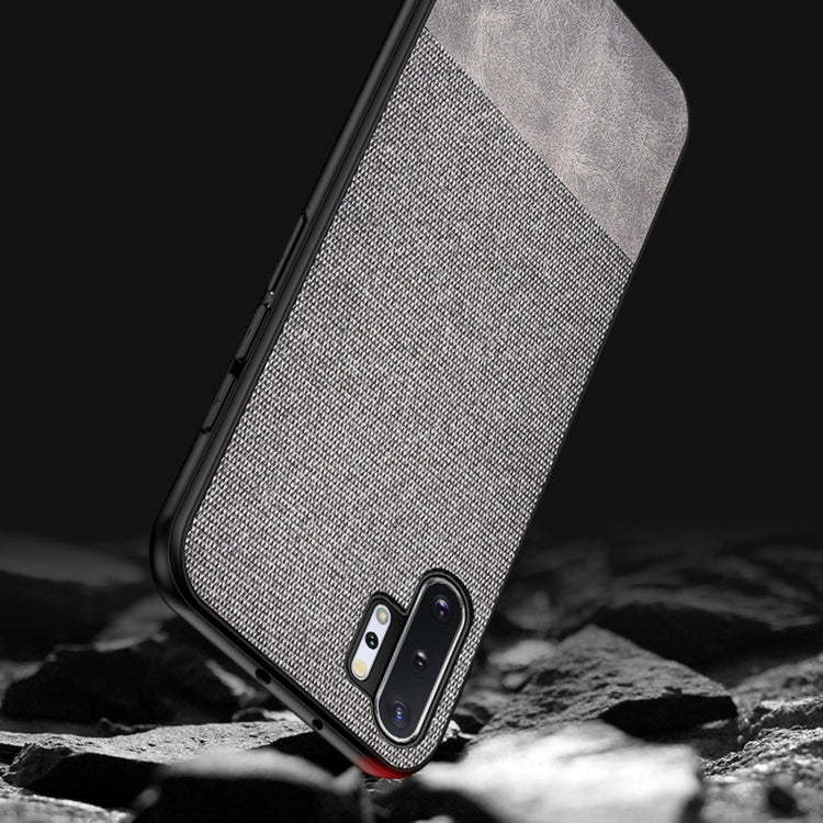 For Samsung Galaxy A32 5G Shockproof Splicing PU + Cloth Texture PC + TPU Protective Case