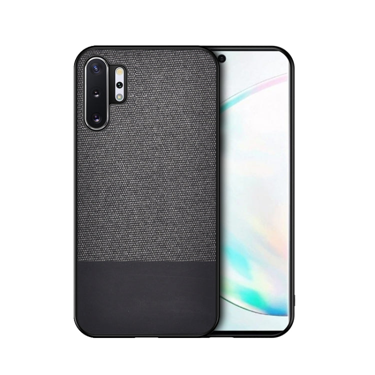 For Samsung Galaxy A32 5G Shockproof Splicing PU + Cloth Texture PC + TPU Protective Case