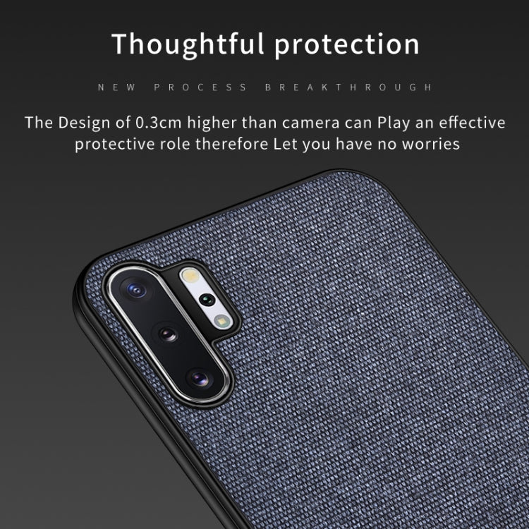 For Samsung Galaxy A32 5G Shockproof Splicing PU + Cloth Texture PC + TPU Protective Case