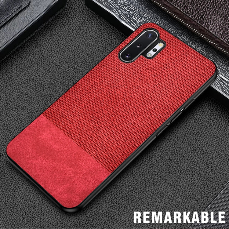 For Samsung Galaxy A32 5G Shockproof Splicing PU + Cloth Texture PC + TPU Protective Case
