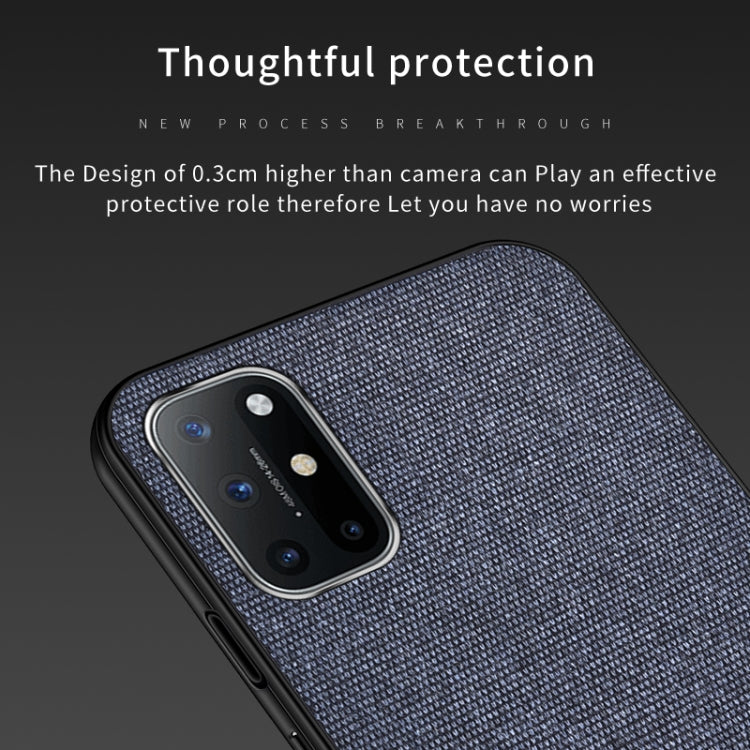 For Samsung Galaxy A52 5G / 4G Shockproof Splicing PU + Cloth Texture PC + TPU Protective Case