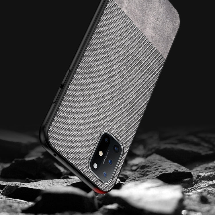 For Samsung Galaxy A52 5G / 4G Shockproof Splicing PU + Cloth Texture PC + TPU Protective Case