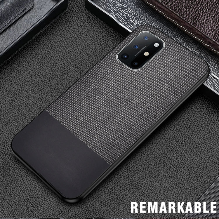 For Samsung Galaxy A52 5G / 4G Shockproof Splicing PU + Cloth Texture PC + TPU Protective Case