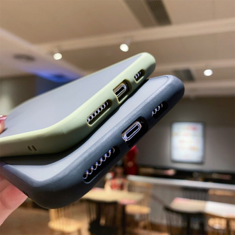 For iPhone 11 Pro Shockproof Solid Color Border Protective Case