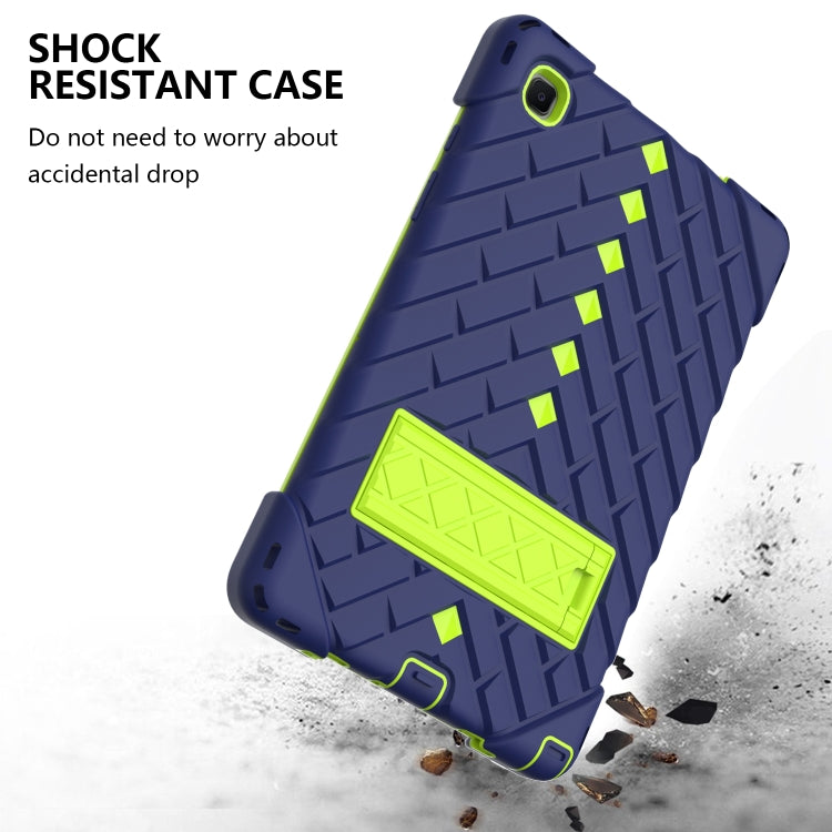 Shockproof Rhombus Robot PC + Silicone Protective Case with Holder & Shoulder Strap For Samsung Galaxy Tab A7 10.4 (2020)