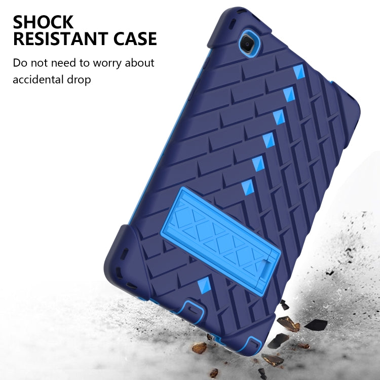 Shockproof Rhombus Robot PC + Silicone Protective Case with Holder & Shoulder Strap For Samsung Galaxy Tab A7 10.4 (2020)