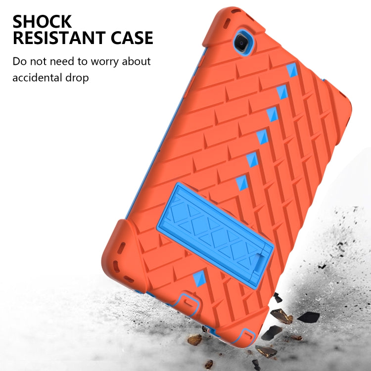 Shockproof Rhombus Robot PC + Silicone Protective Case with Holder & Shoulder Strap For Samsung Galaxy Tab A7 10.4 (2020)