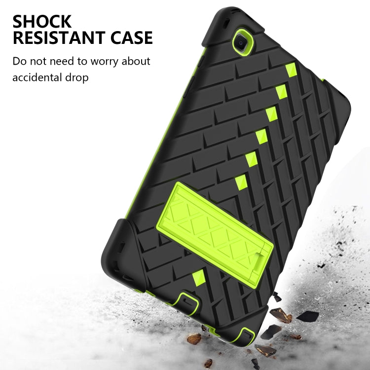 Shockproof Rhombus Robot PC + Silicone Protective Case with Holder & Shoulder Strap For Samsung Galaxy Tab A7 10.4 (2020)