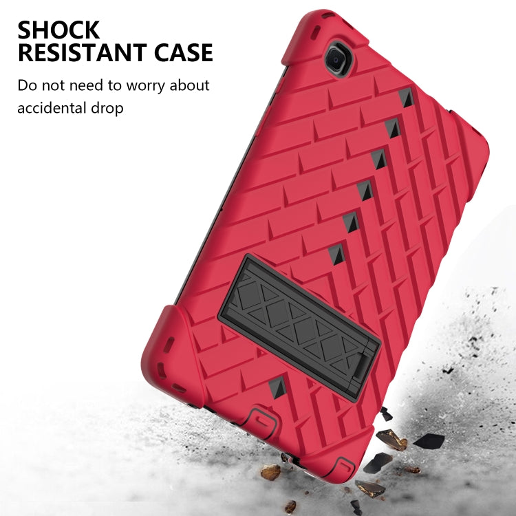 Shockproof Rhombus Robot PC + Silicone Protective Case with Holder & Shoulder Strap For Samsung Galaxy Tab A7 10.4 (2020)