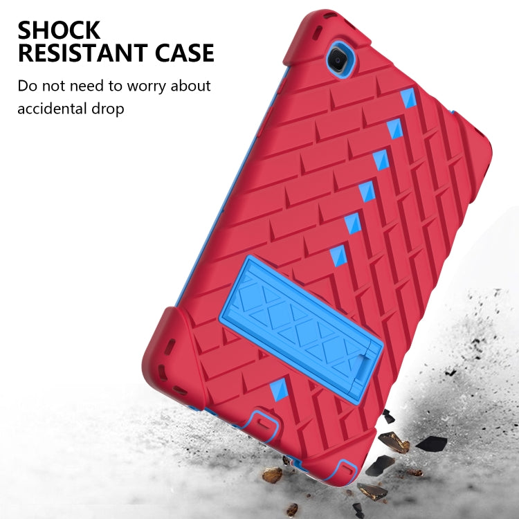 Shockproof Rhombus Robot PC + Silicone Protective Case with Holder & Shoulder Strap For Samsung Galaxy Tab A7 10.4 (2020)