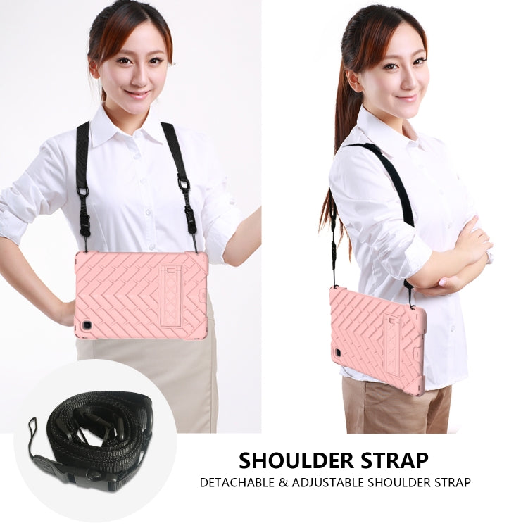 Shockproof Rhombus Robot PC + Silicone Protective Case with Holder & Shoulder Strap For Samsung Galaxy Tab A7 10.4 (2020)
