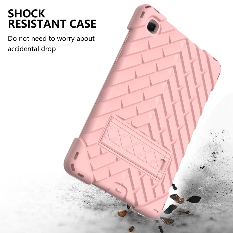 Shockproof Rhombus Robot PC + Silicone Protective Case with Holder & Shoulder Strap For Samsung Galaxy Tab A7 10.4 (2020)