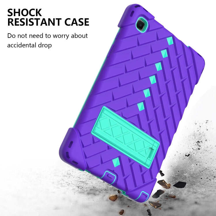 Shockproof Rhombus Robot PC + Silicone Protective Case with Holder & Shoulder Strap For Samsung Galaxy Tab A7 10.4 (2020)
