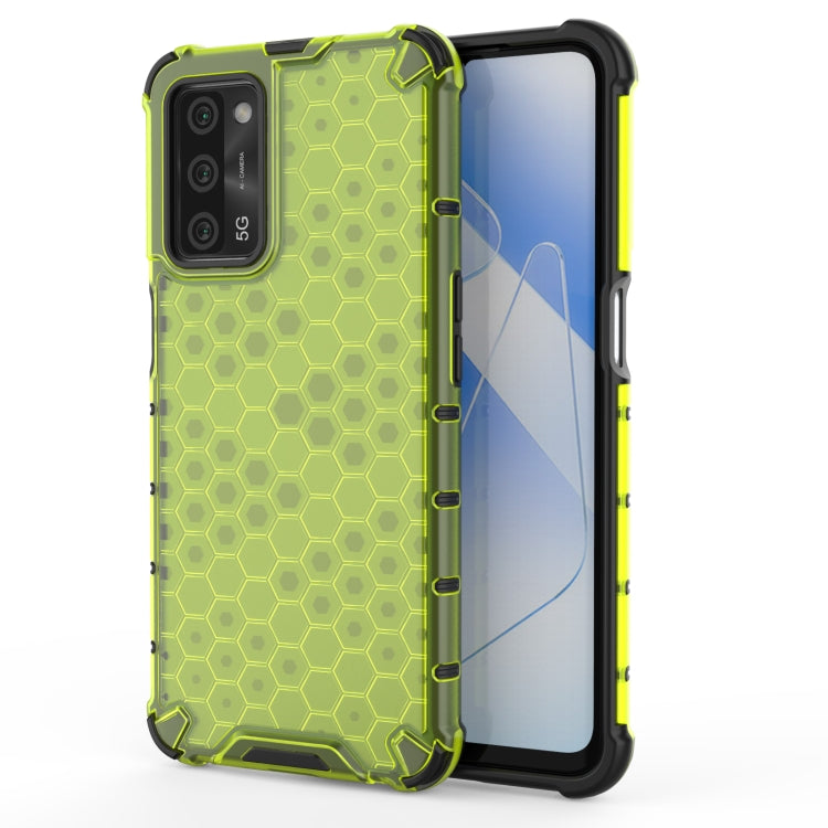 For  OPPO A55 5G Shockproof Honeycomb PC + TPU Case