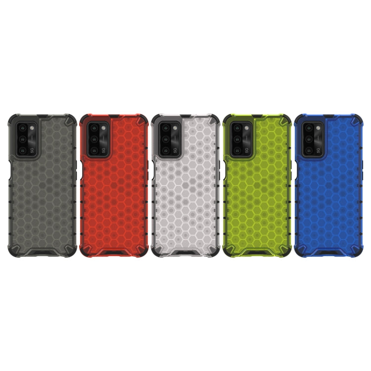 For  OPPO A55 5G Shockproof Honeycomb PC + TPU Case