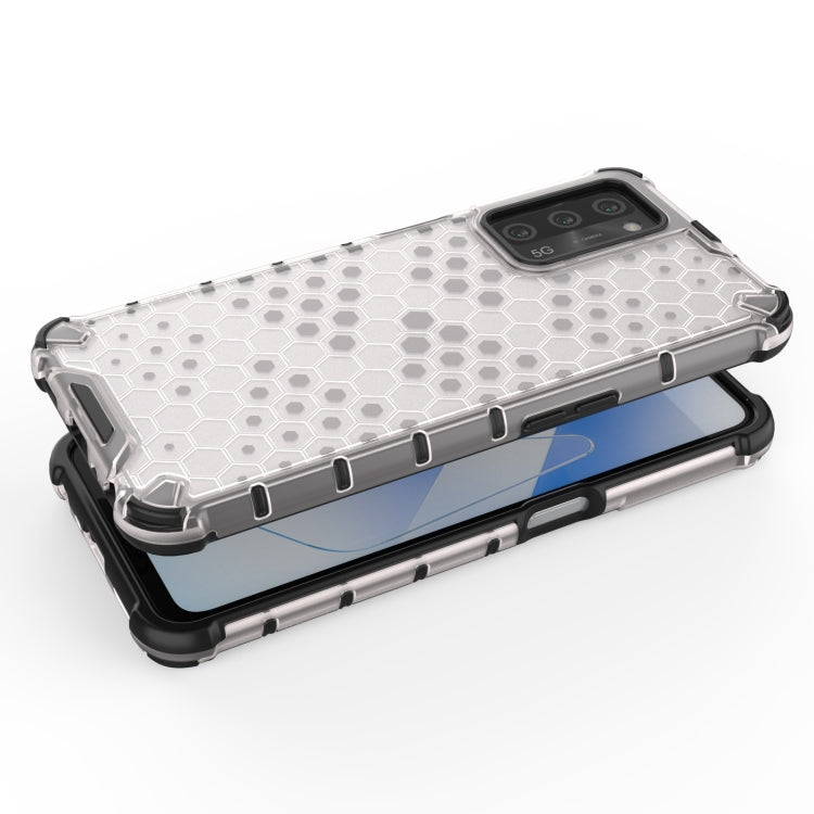 For  OPPO A55 5G Shockproof Honeycomb PC + TPU Case