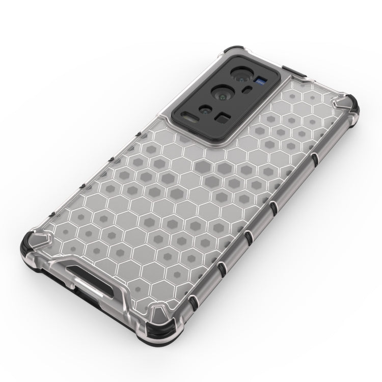 For  vivo X60 Pro+ 5G Shockproof Honeycomb PC + TPU Case