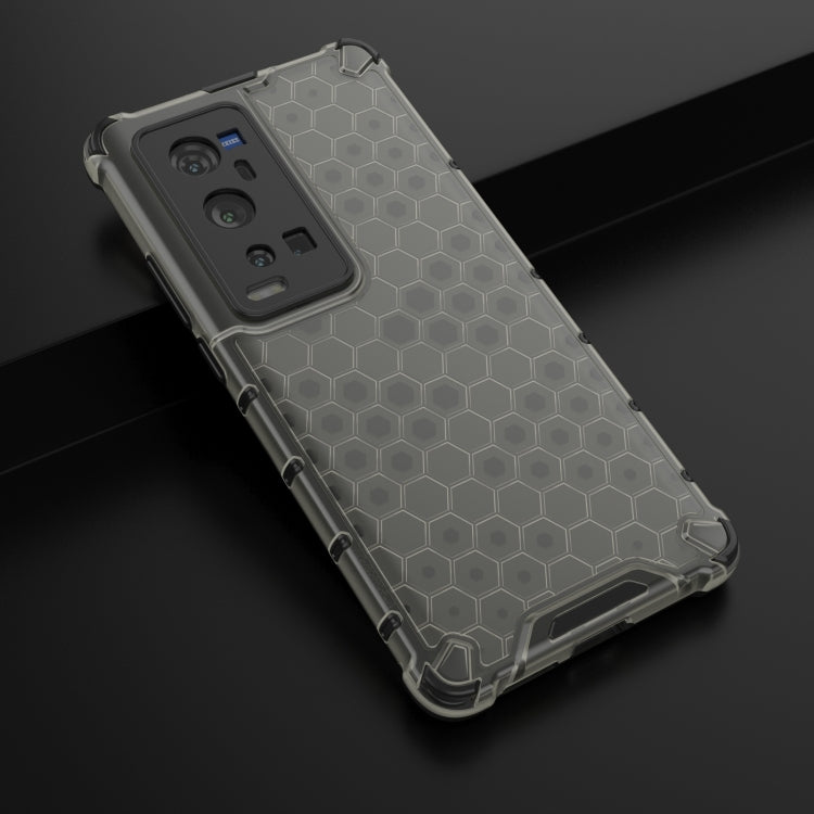 For  vivo X60 Pro+ 5G Shockproof Honeycomb PC + TPU Case
