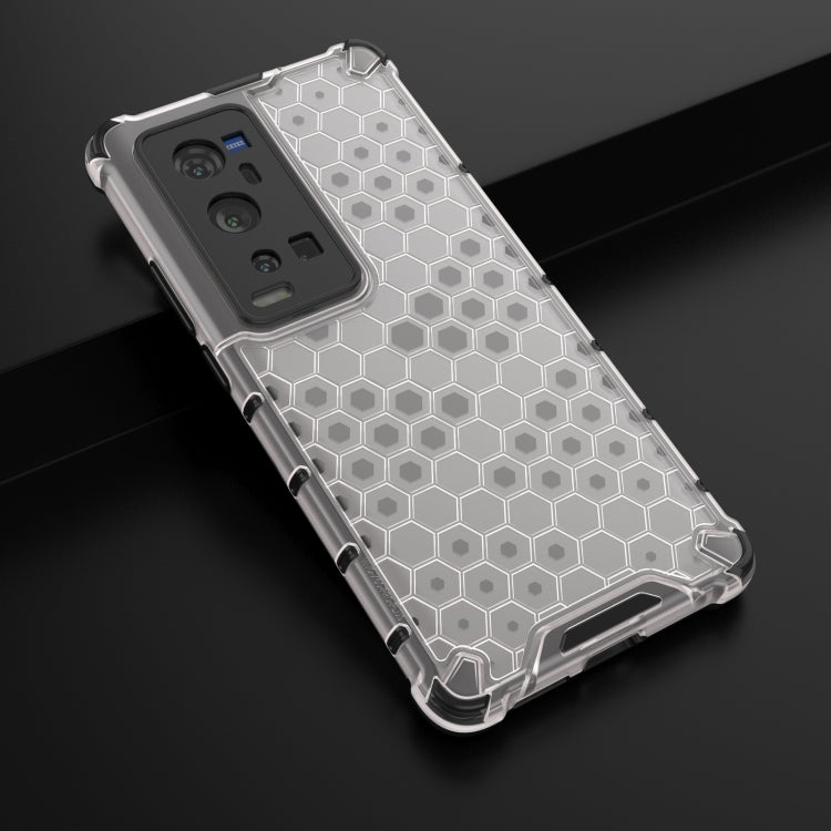 For  vivo X60 Pro+ 5G Shockproof Honeycomb PC + TPU Case