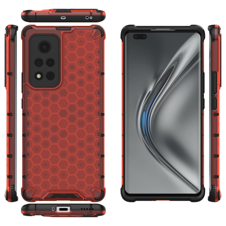 For  Honor View40 Shockproof Honeycomb PC + TPU Case