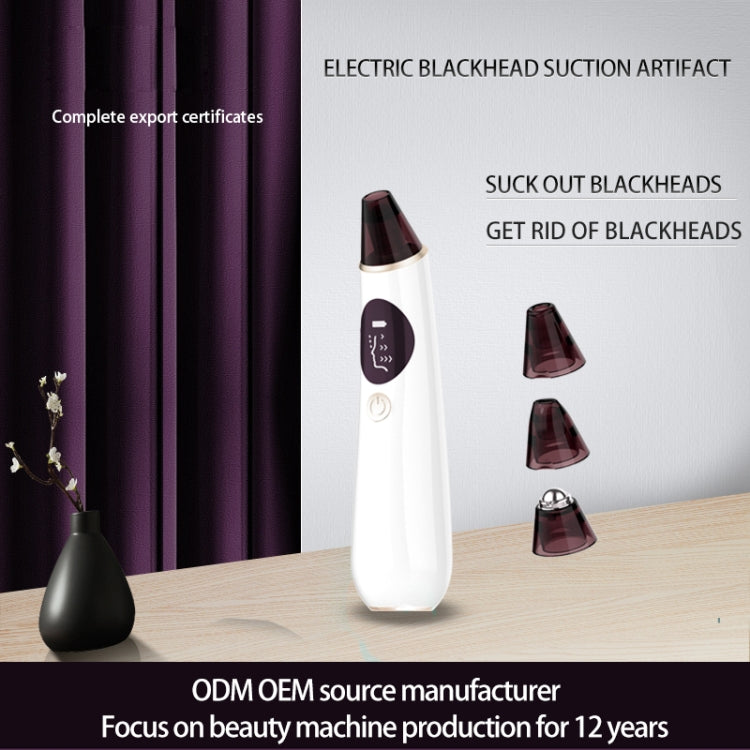 H001 Hot Compress Visible Electric Blackhead Suction Instrument Pore Cleaner