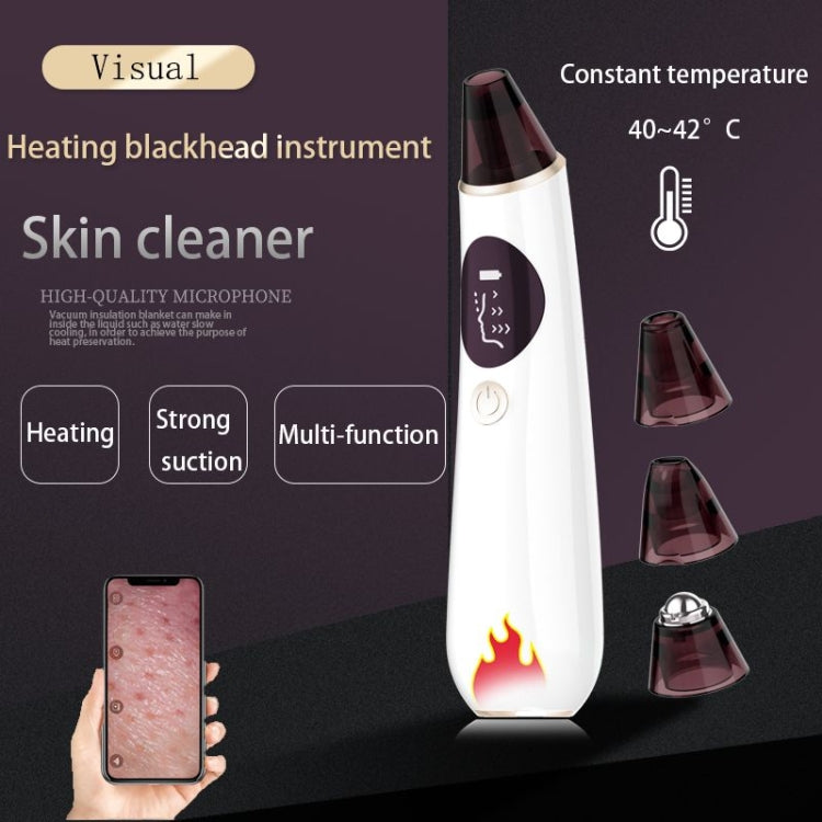 H001 Hot Compress Visible Electric Blackhead Suction Instrument Pore Cleaner