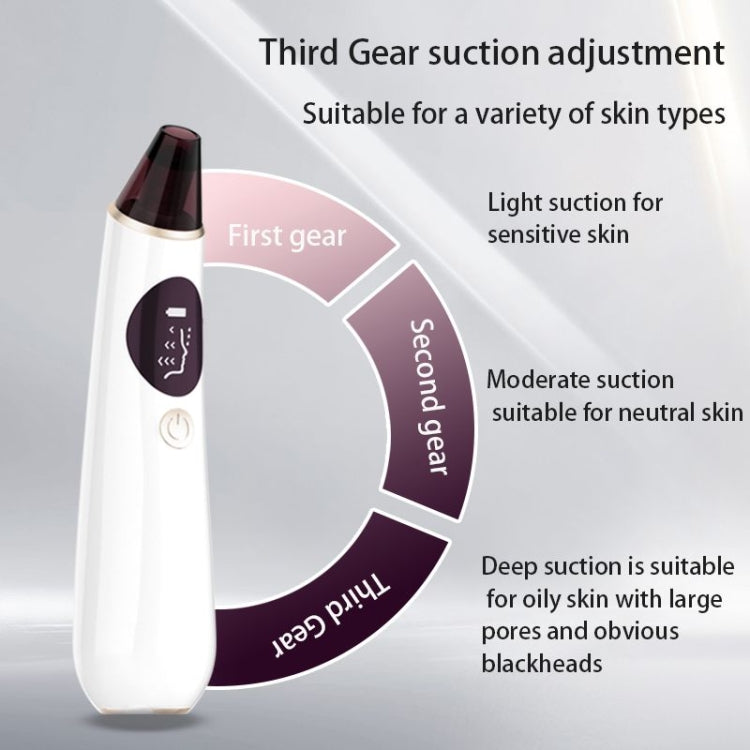 H001 Hot Compress Visible Electric Blackhead Suction Instrument Pore Cleaner
